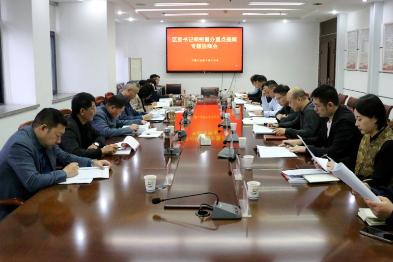 区委书记王启卫领衔督办区政协重点提案